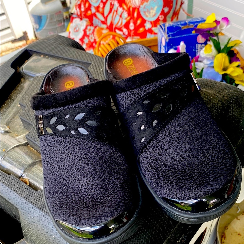 Embossed Leather Shoes by BZEES